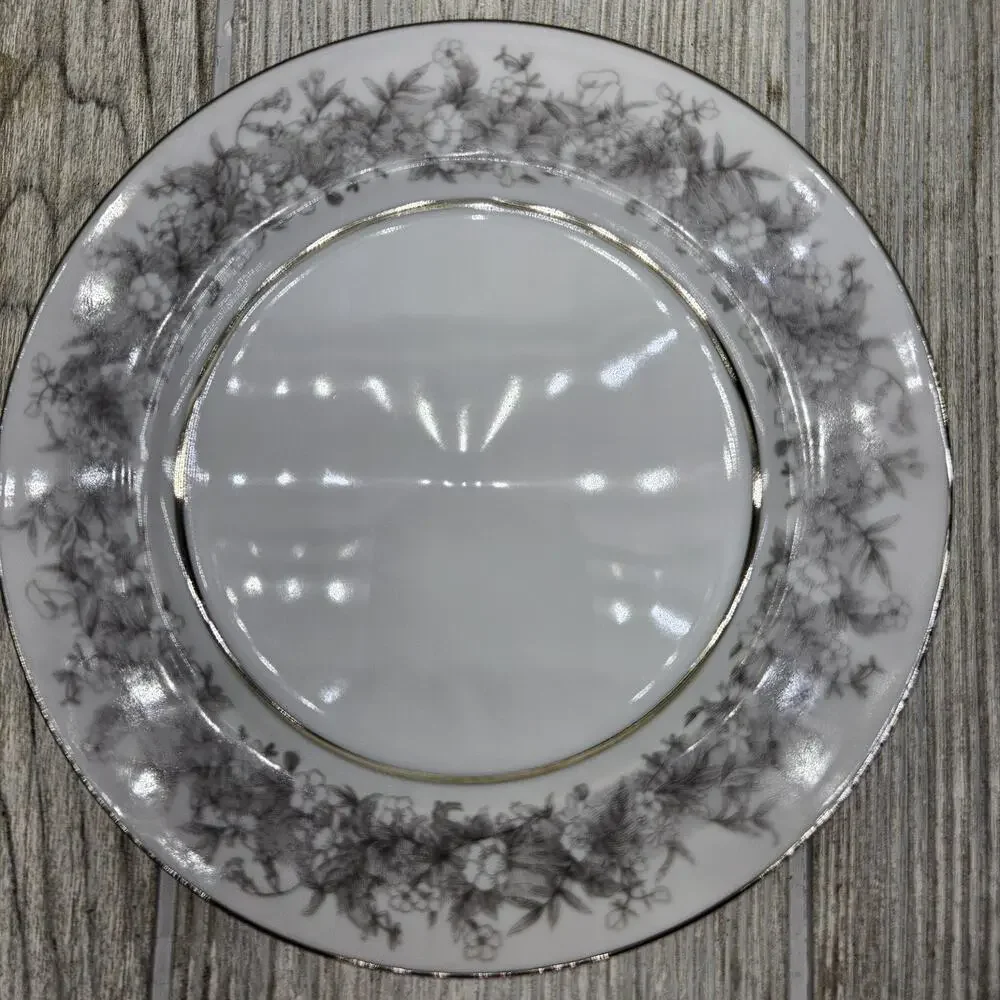 Set Of 4 Sango Florentine‎ Bread & Butter Plate Vintage Japan Platinum Trim
